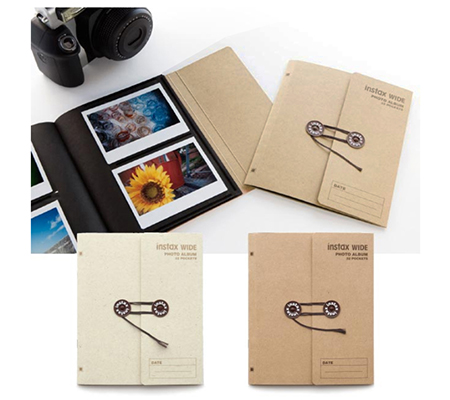 Fujifilm Instax Wide Photo Album (32 pockets) Light Brown