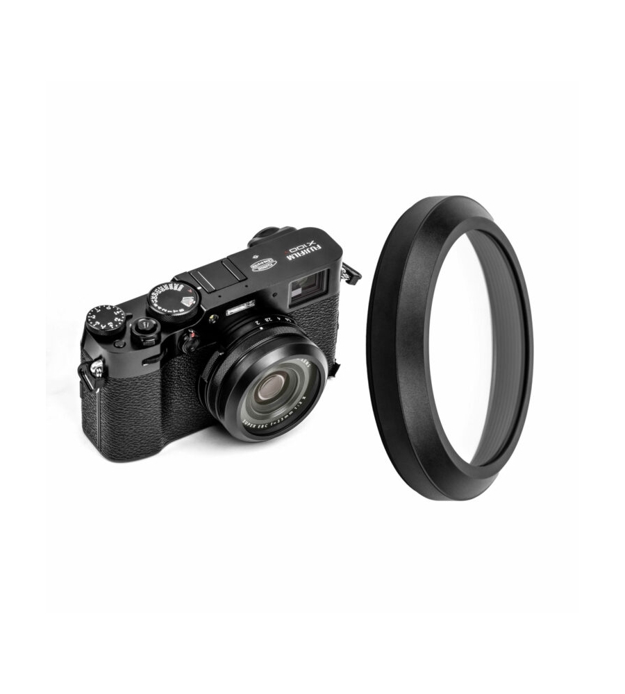 Nisi Kit Filtre UV, Lens Hood et Couvercle pour Fuji X100 Noir