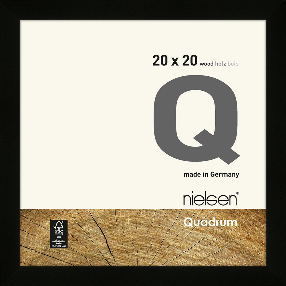 Nielsen Quadrum 20x20cm noir
