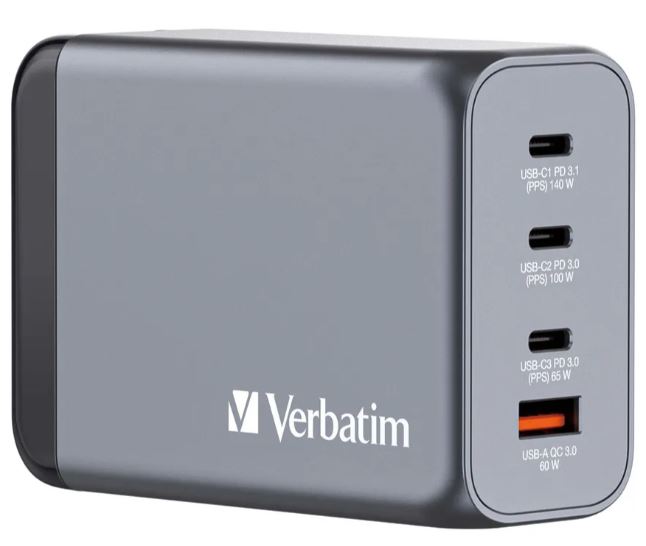 Verbatim GaN 4 Port Charger 240W