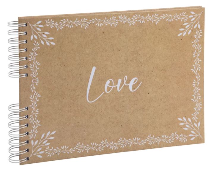 EXACOMPTA Album spirale 32x22cm 16234E blanche 50pages