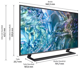 Samsung  GQ43Q72DAUXZG Titane Gris