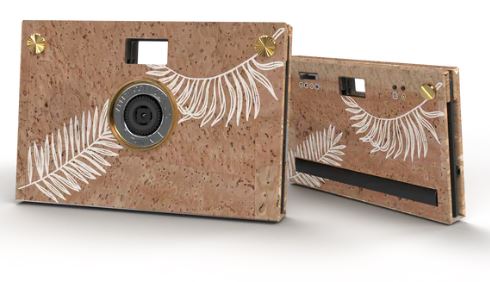 PaperShoot Camera Bundle - Coque en liège - Feuille de palmier - 20MP