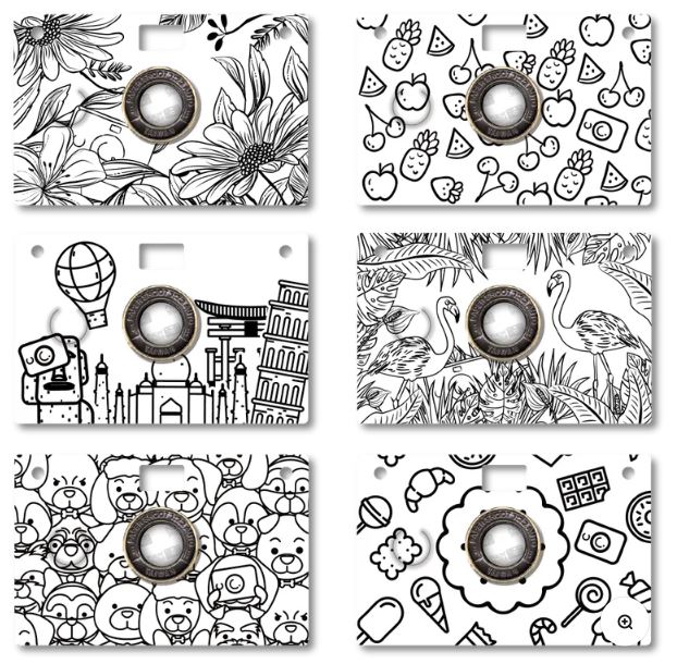 PaperShoot Coque Classique - À colorier - Peinture florale