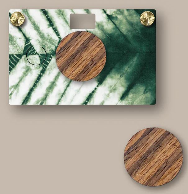 PaperShoot Capuchon d'objectif magnétique - Bois