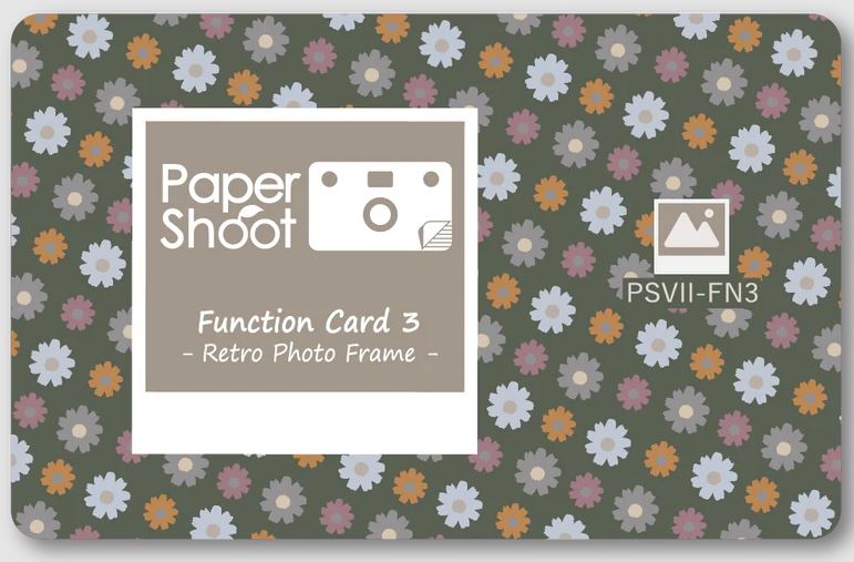 PaperShoot Carte d'effet - Cadre photo rétro