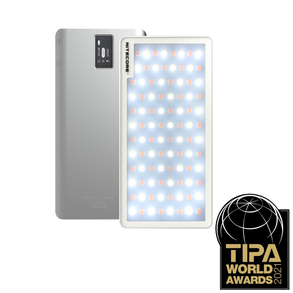 Nitecore SCL10 Smart Camera Light (2500K-6300K) & Power Bank