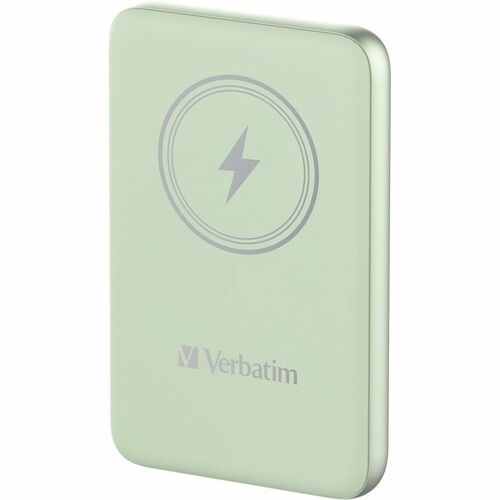 Powerbank Verbatim Charge 'n' Go - Vert - Type-C 20W - Lithium Polymère - 10000 mAh - 2.40 A, 1.67 A, 2.22 A - 5 V DC, 9 V DC, 12 V DC Sortie - 5 V, 9 V Entrée