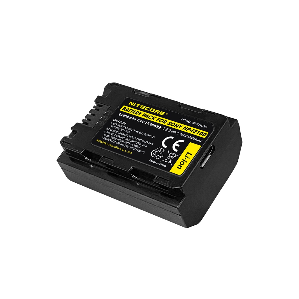 Nitecore NP-FZ100C (USB-C Rechargeable) 2400mAh