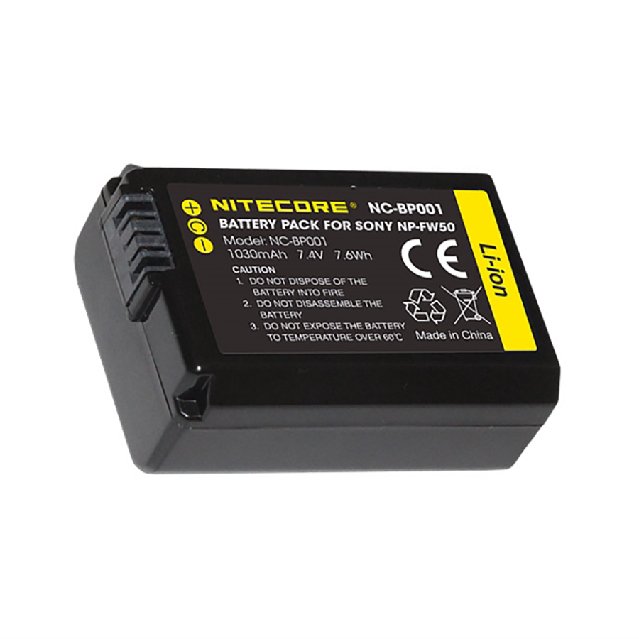 Nitecore NC-BP001 Battery (Sony NP-FW50) 1030mAh