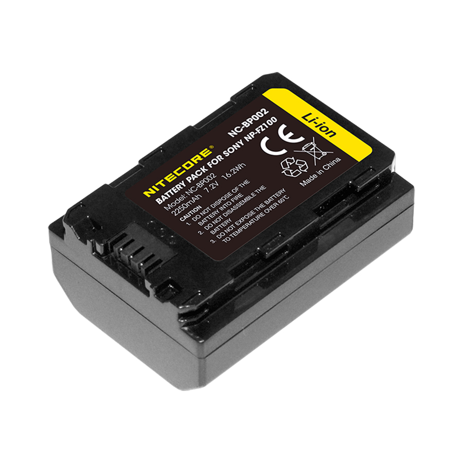 Nitecore NC-BP002 (Sony NP-FZ100 Battery) 2250mAh