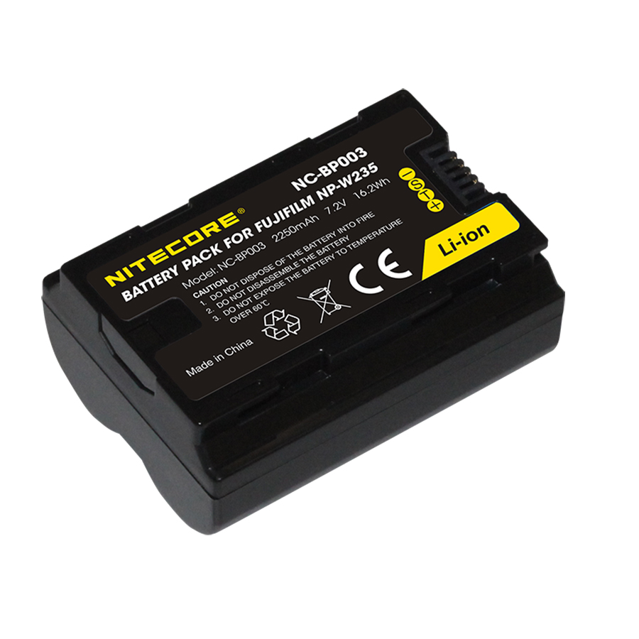Nitecore NC-BP003 (Fuji NP-W235 Battery) 2250mAh