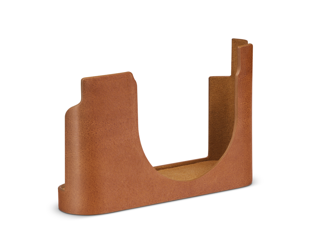 Leica Demi étui D-Lux 8, cuir Cognac N°19685