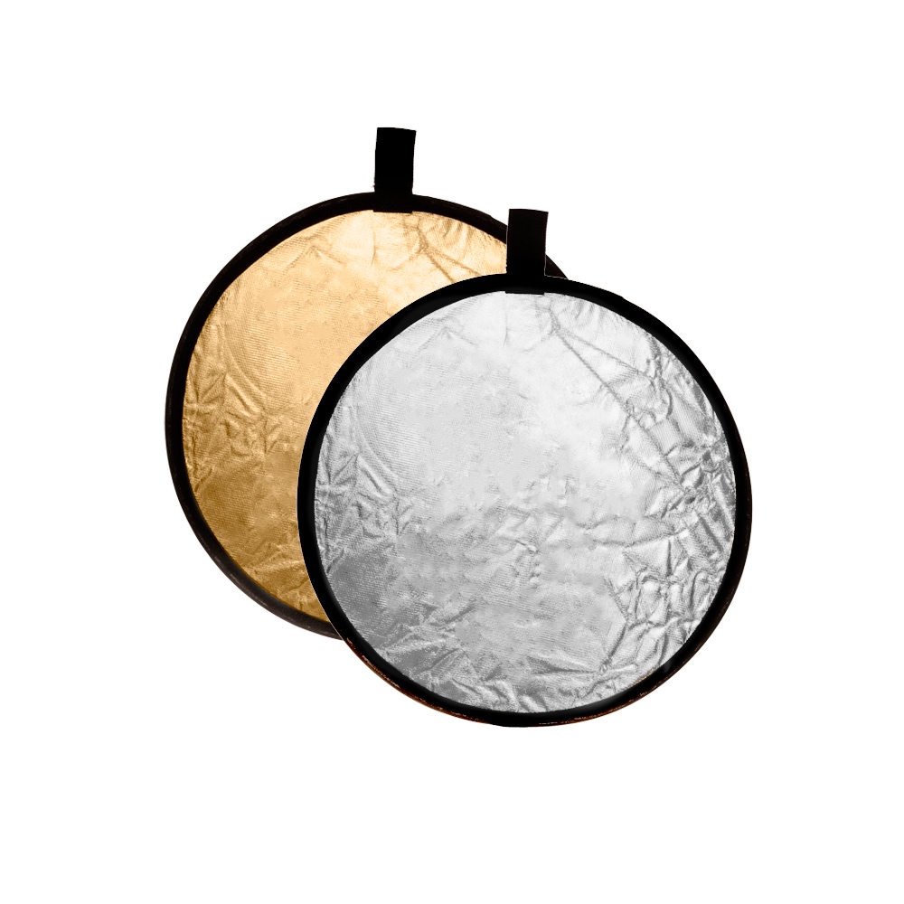 Caruba Collapsible Reflector 2-in-1 Gold & Silver - 30cm