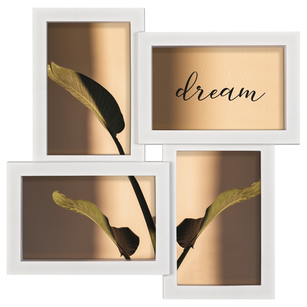 Hama Pêle-mêle cadres photo portrait "Visby", 4 10 x 15 cm, blanc