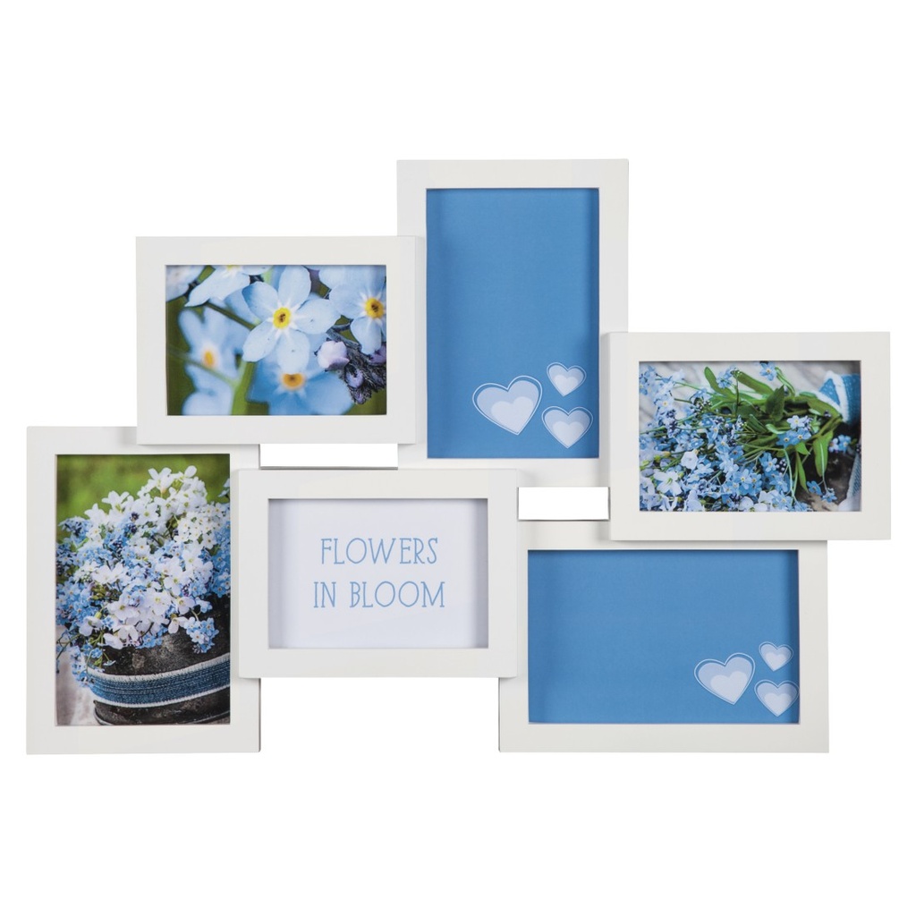 Hama Pêle-mêle de cadres photo pour portrait "Clermont", 3 en 10x15cm, 3 en 9x13cm