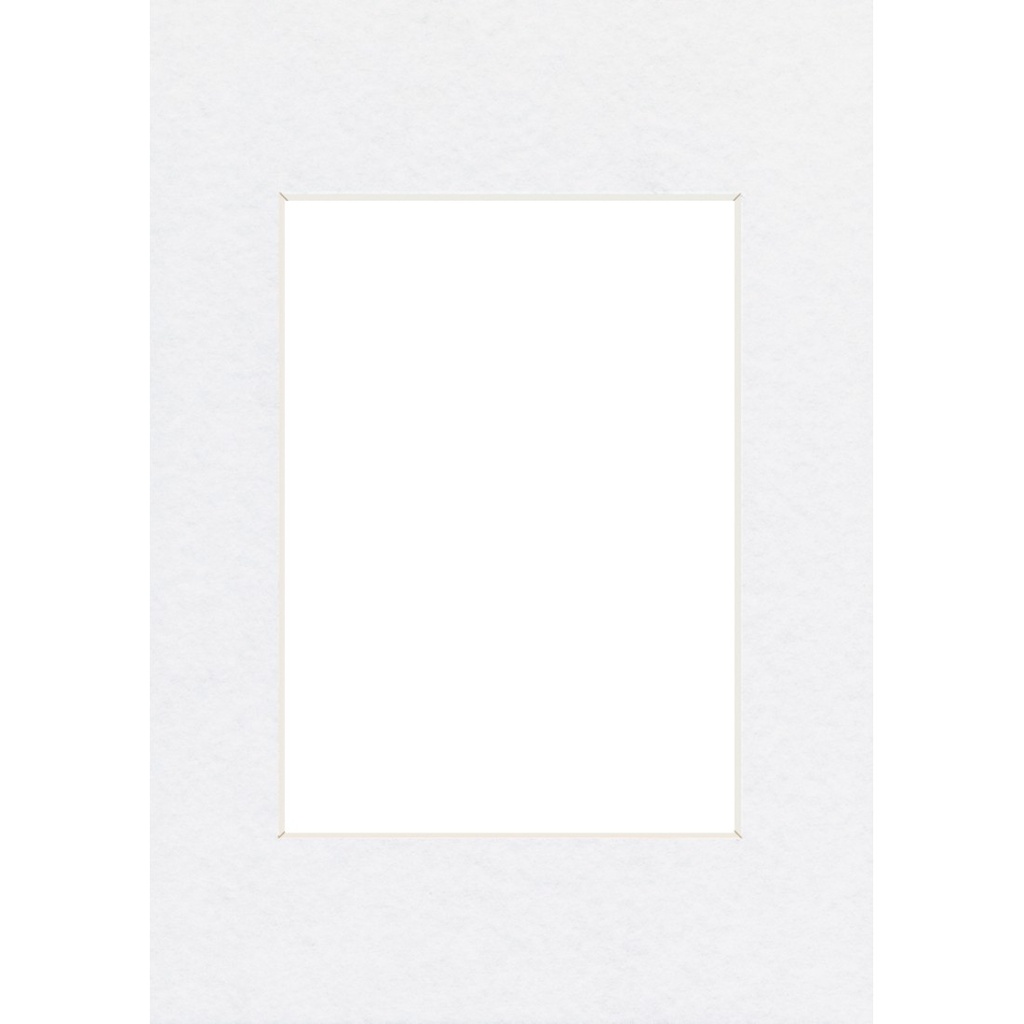 Hama Passe-partout (Marie-Louise) Premium, blanc arctique, 40 x 50 cm (intérieur 28 x 35 cm)