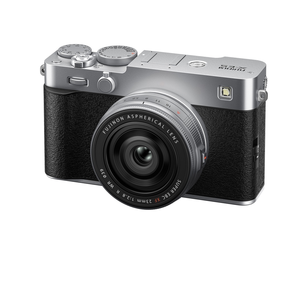 FUJIFILM X-E5 Silver Kit XF23mm F2.8 "Swiss Garantie"