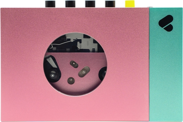 we are rewind Portable BT Cassette Player Edith - pink/green