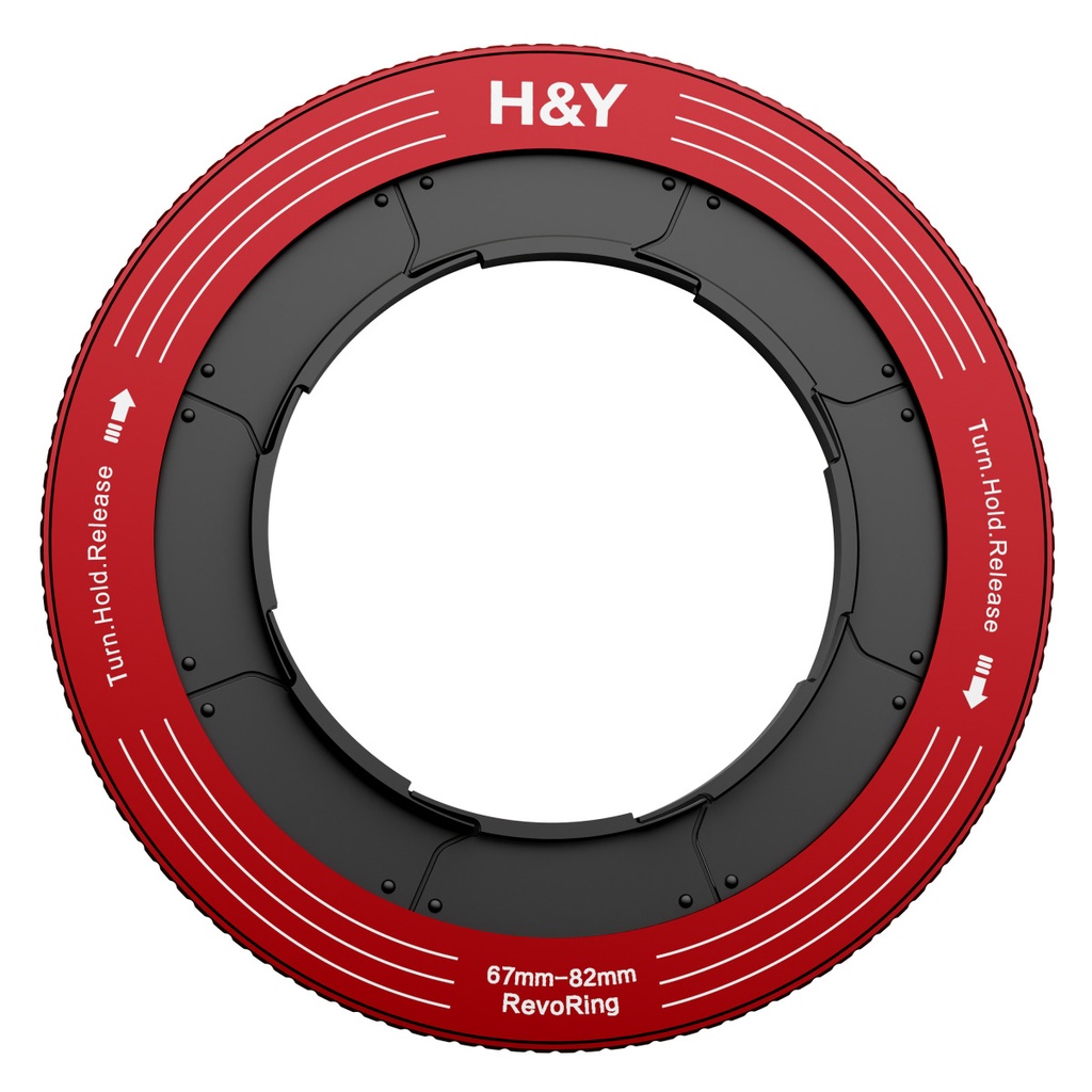 H&Y RevoRing Variable Adapter 67-82mm Rouge