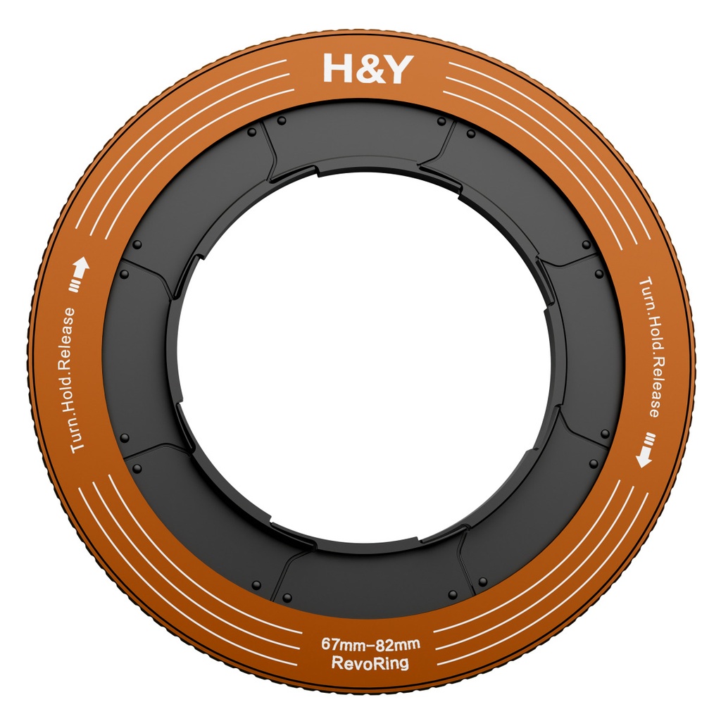 H&Y RevoRing Variable Adapter 67-82mm Orange