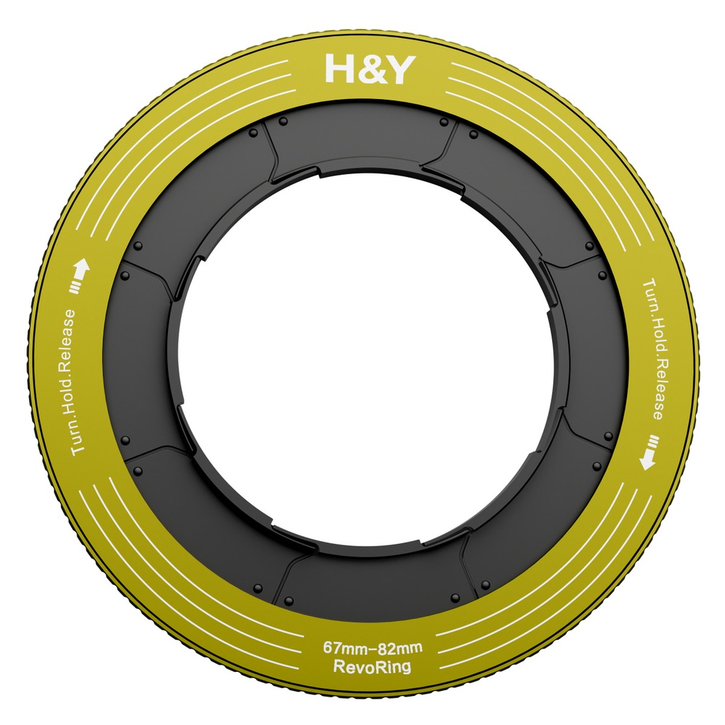H&Y RevoRing Variable Adapter 67-82mm Jaune