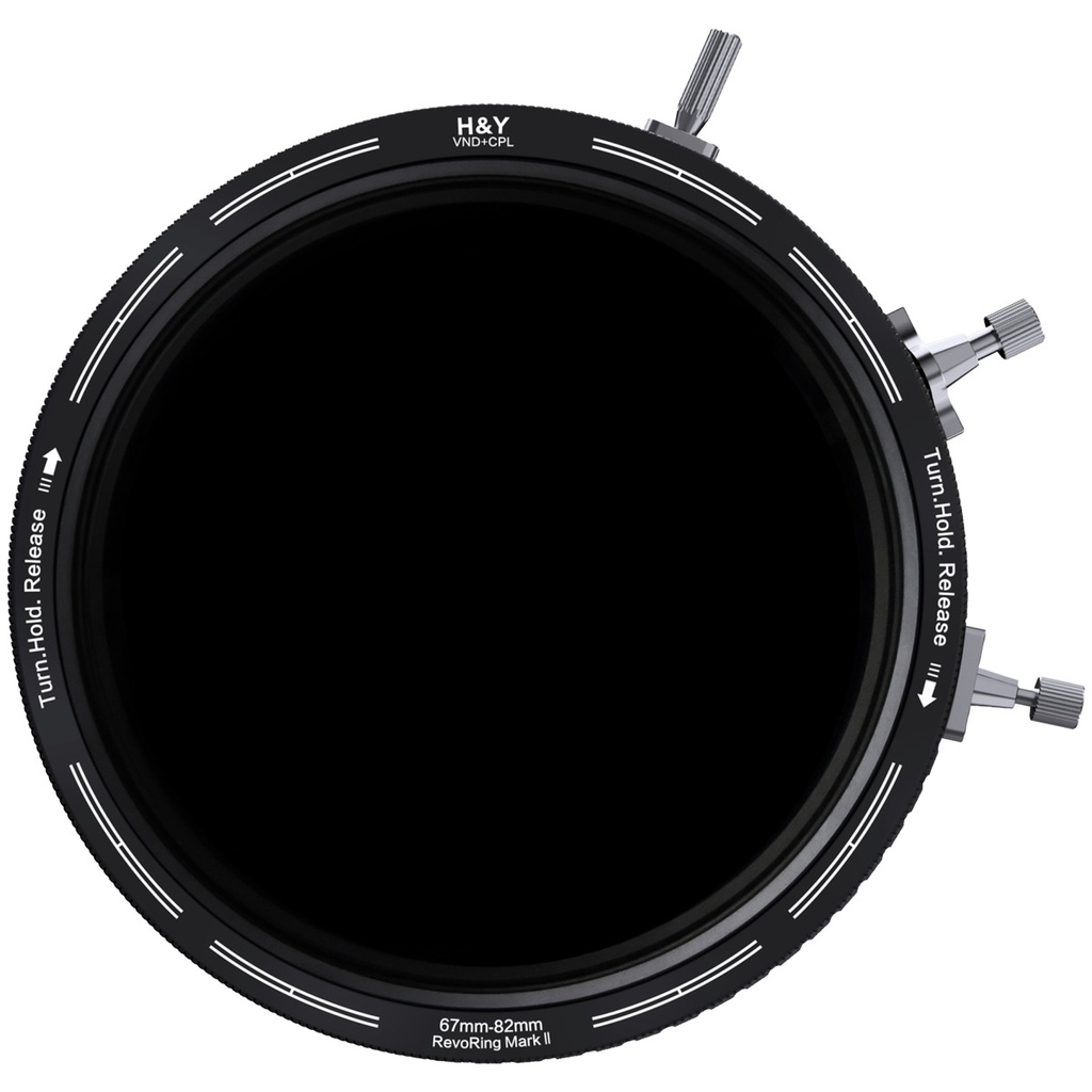 H&Y RevoRing ND3-1000+CPL Filter Mark II 67-82mm