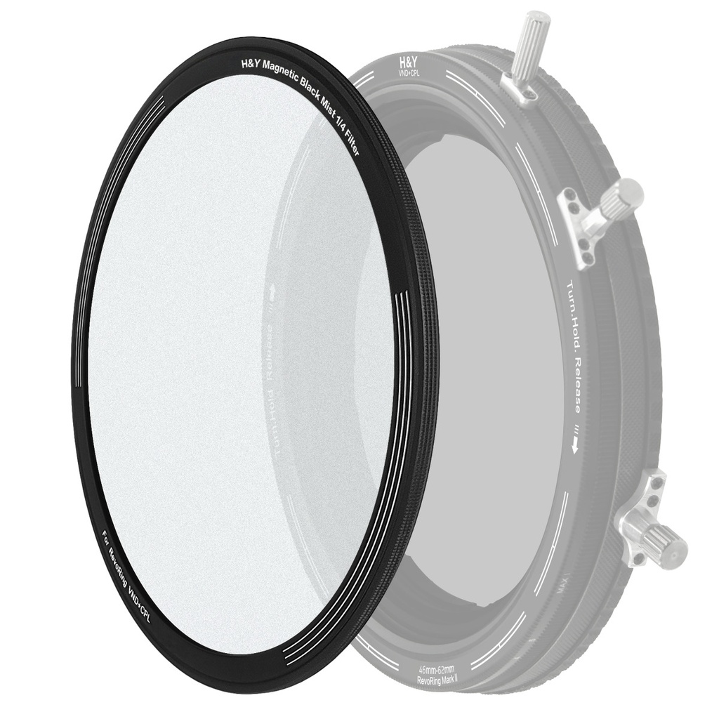 H&Y RevoRing Magnet Filter 1/4 Black Pro Mist 58-77mm