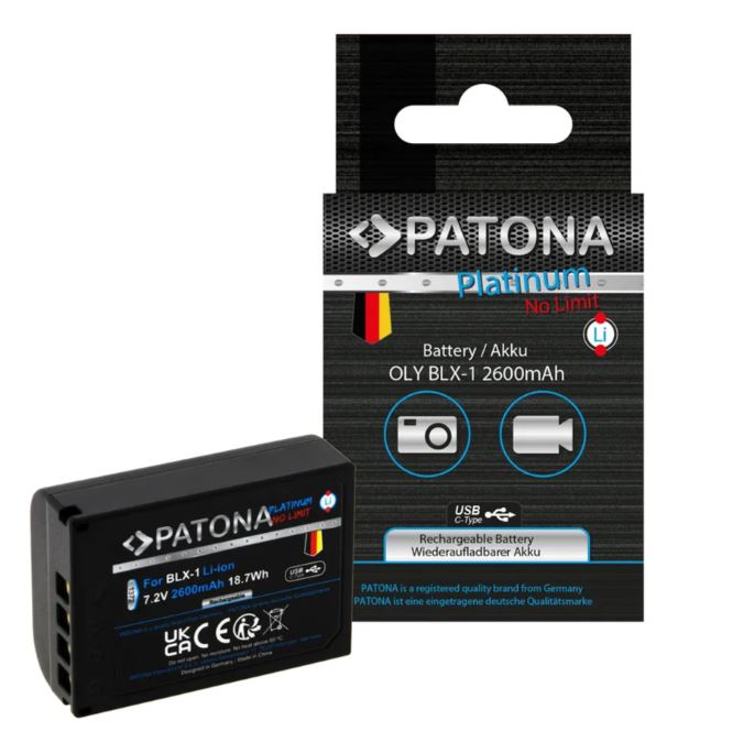 Patona Platinum Accu BLX-1 USB-C