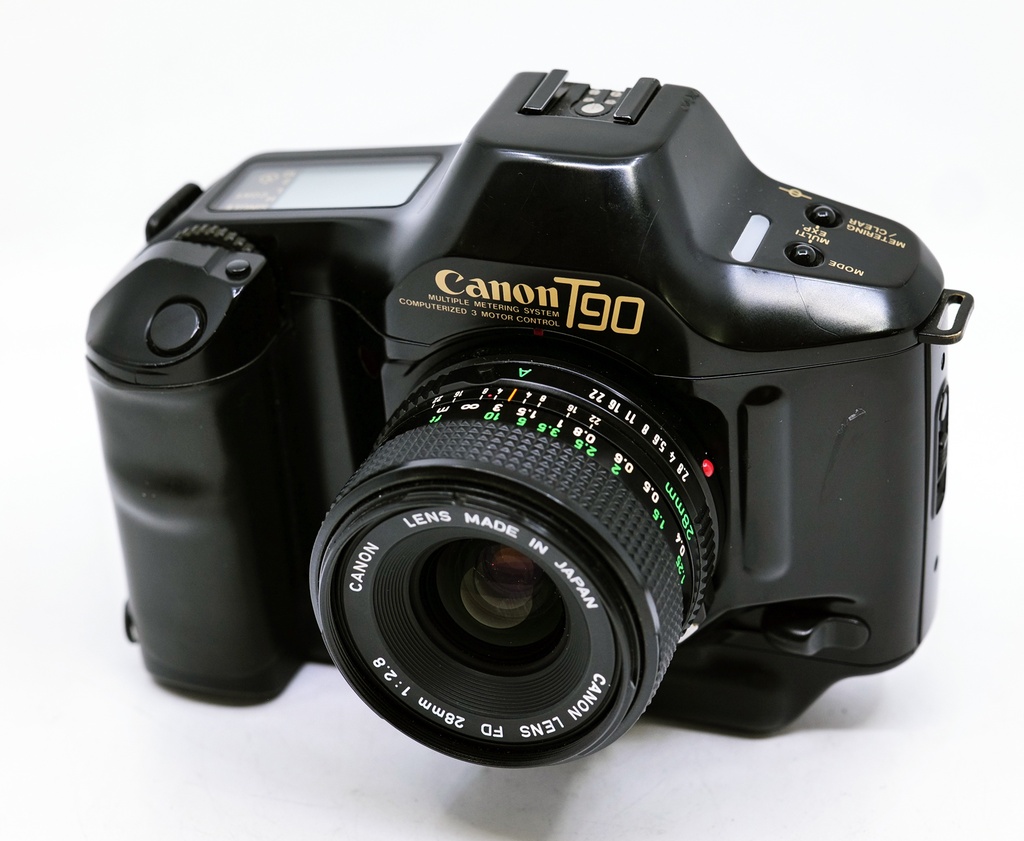 OCCASION Canon T90 + FD 28mm f2.8