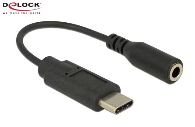 Delock Adaptateur USB 3.1 Audio Connecteur USB C - Prise jack femelle de 3,5 mm