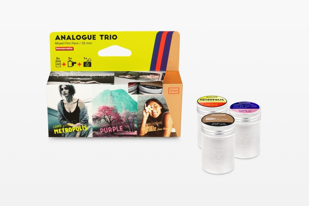 Lomo Analogue Trio Mixed Film Pack 35 mm