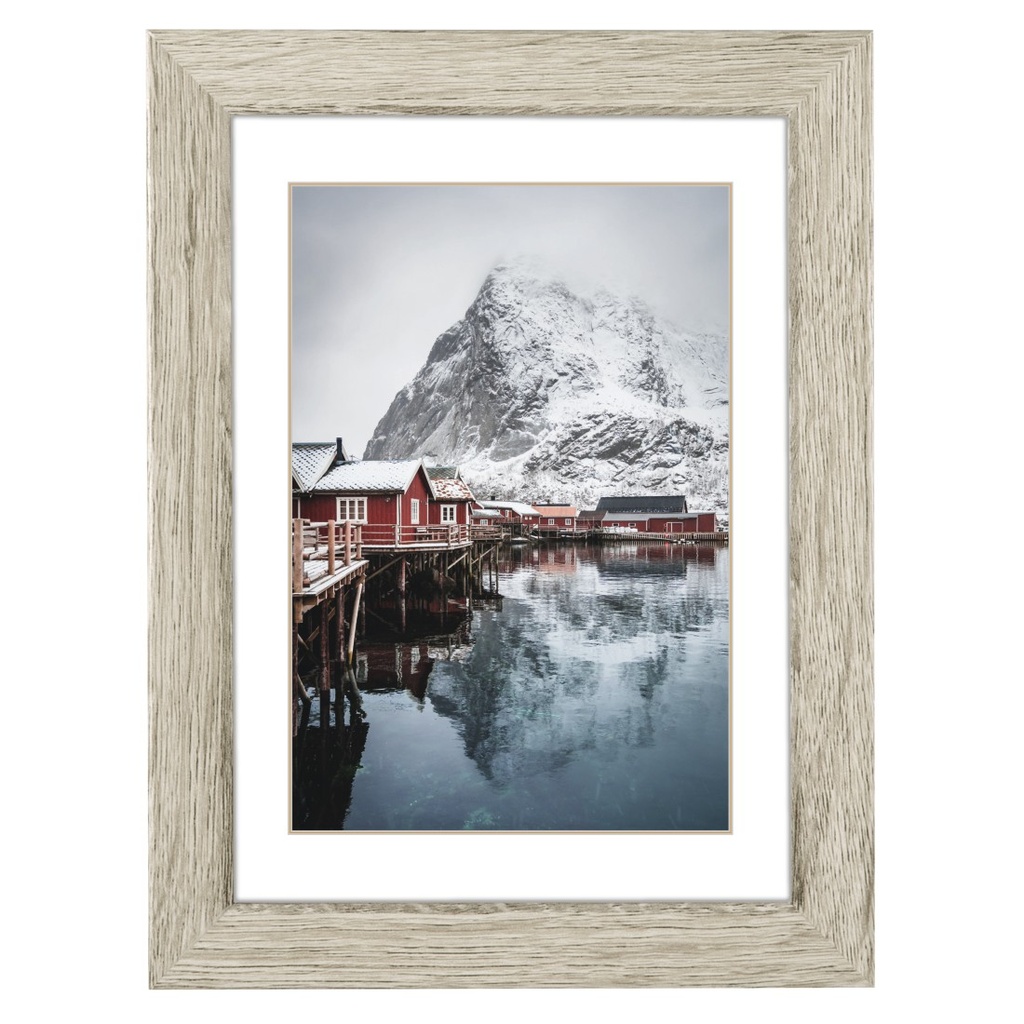 Hama Cadre photo en bois "Oslo", grey pine, 10 x 15 cm