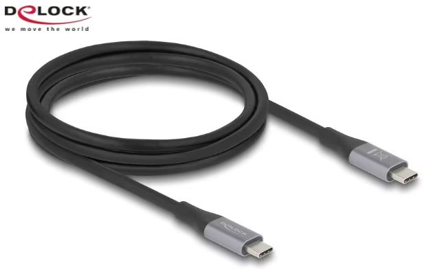 Delock Câble USB4 40 Gbps PD 3.1 240 W USB-C - USB-C 2 m