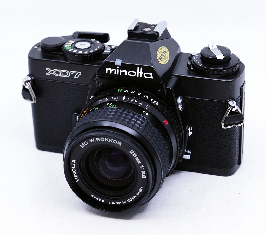 OCCASION Minolta XD7 + MD Rokkor 28mm f2.8