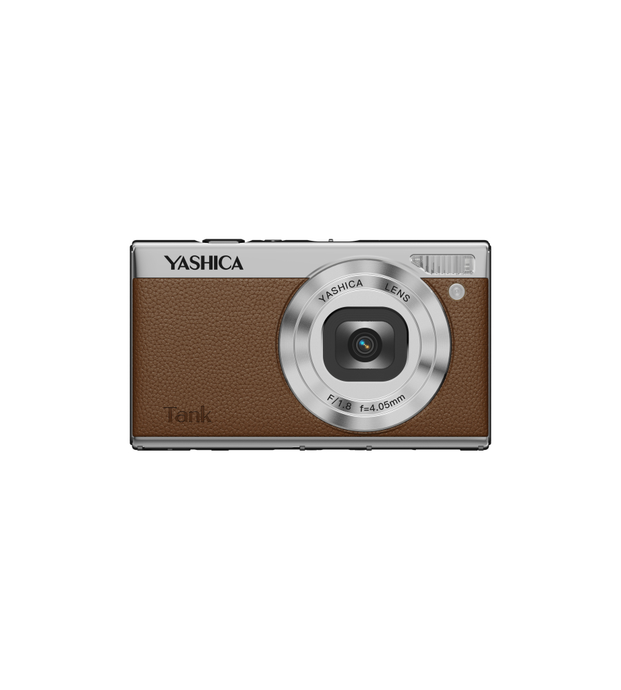 YASHICA Tank Compact Digital Camera Brown