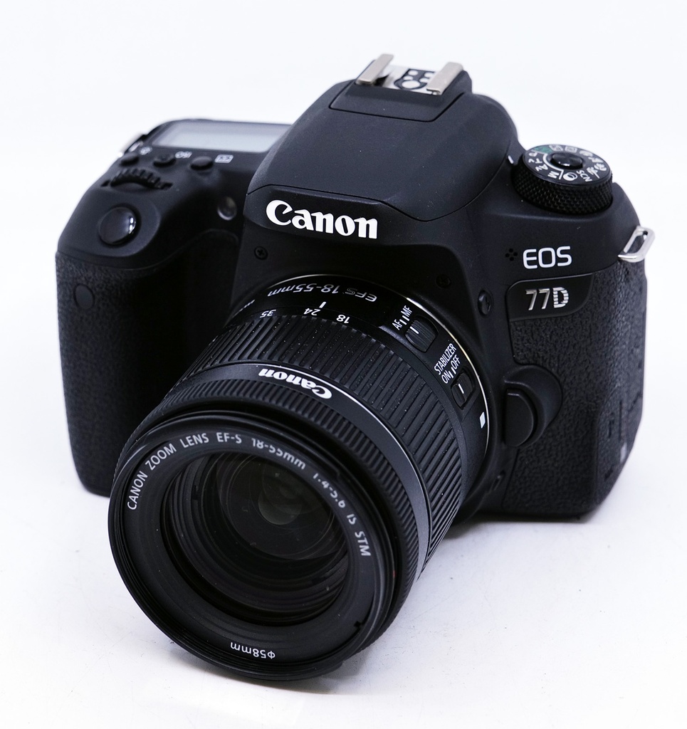 OCCASION Canon EOS 77D + EF-S 18-55mm f4-5.6 IS STM
