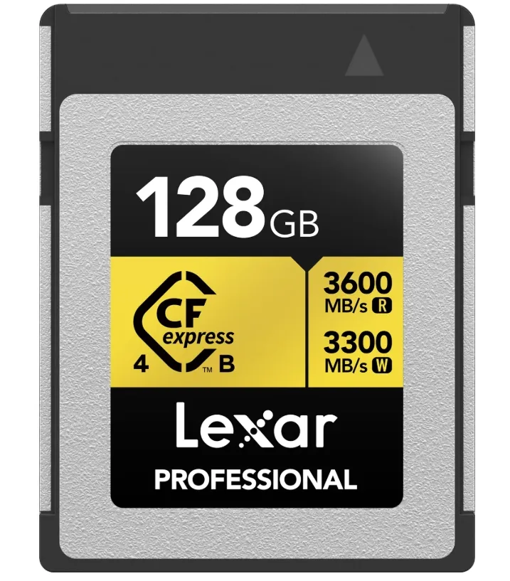 Lexar 3600MB/s CFexpress 4.0 128GB Gold