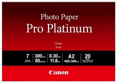CANON Pro Platinum Photo Paper A2 PT101A2 InkJet glossy 300g 20 feuilles