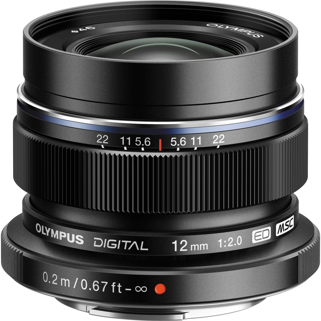 OM System Zuiko 12mm F2.0 black