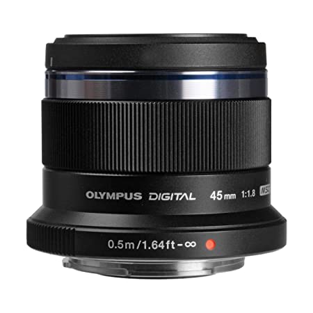 OM System Zuiko 45mm 1:1.8 black