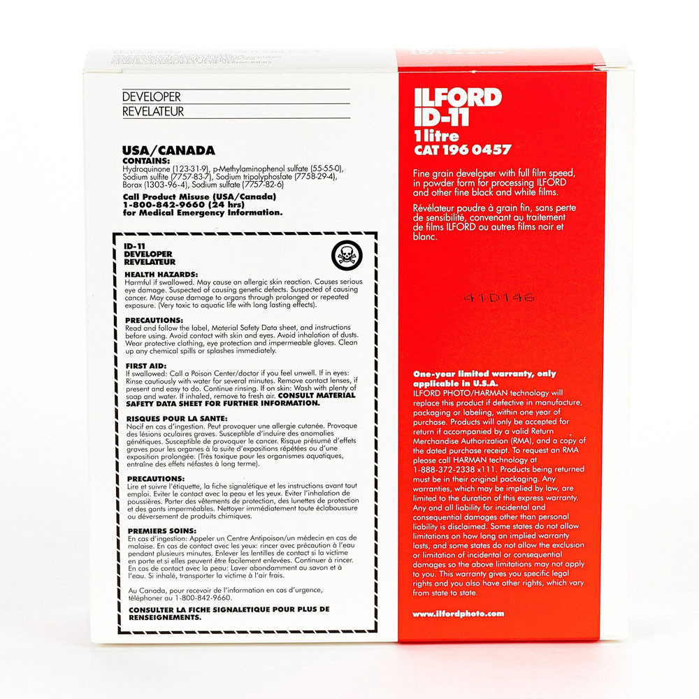 Ilford ID-11 DEV  1lt.