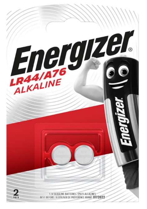 Energizer LR44/A76  1.5V           FSB-2