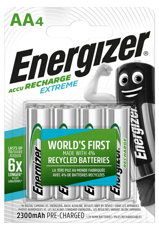 Energizer Extreme AA 2300mAh    BP4