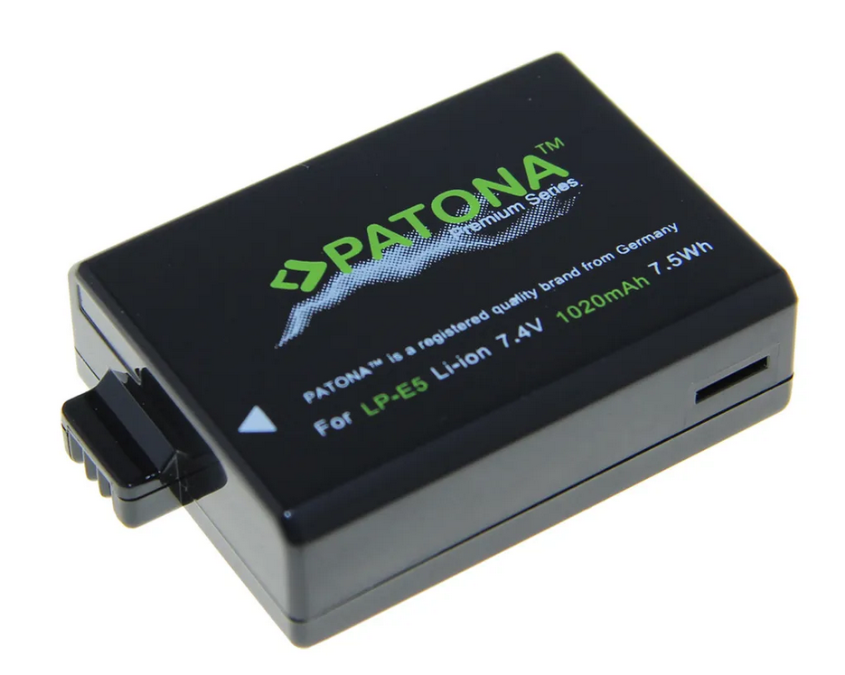 Patona Premium Batterie Canon LP-E5