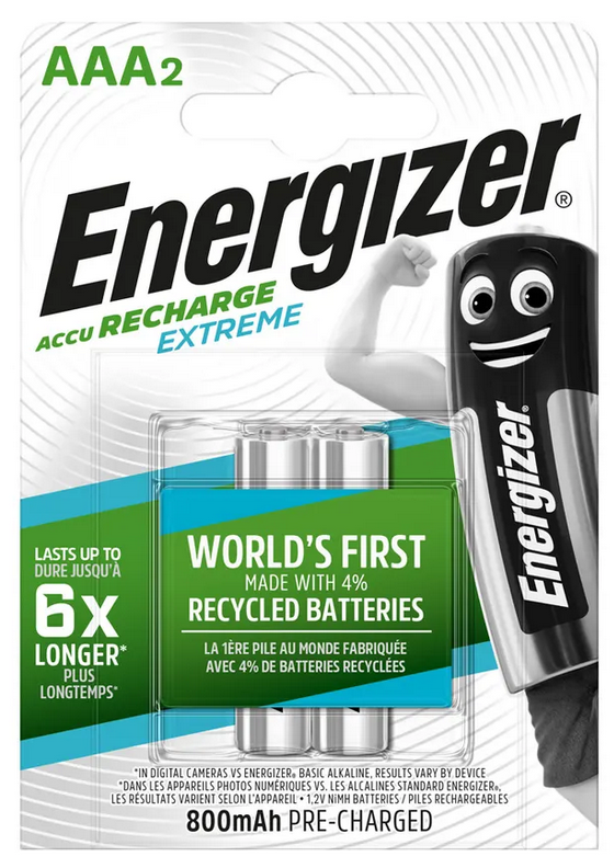 Energizer Extreme AAA 800mAh    BP2