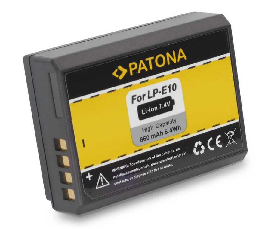 Patona Batterie Canon LP-E10