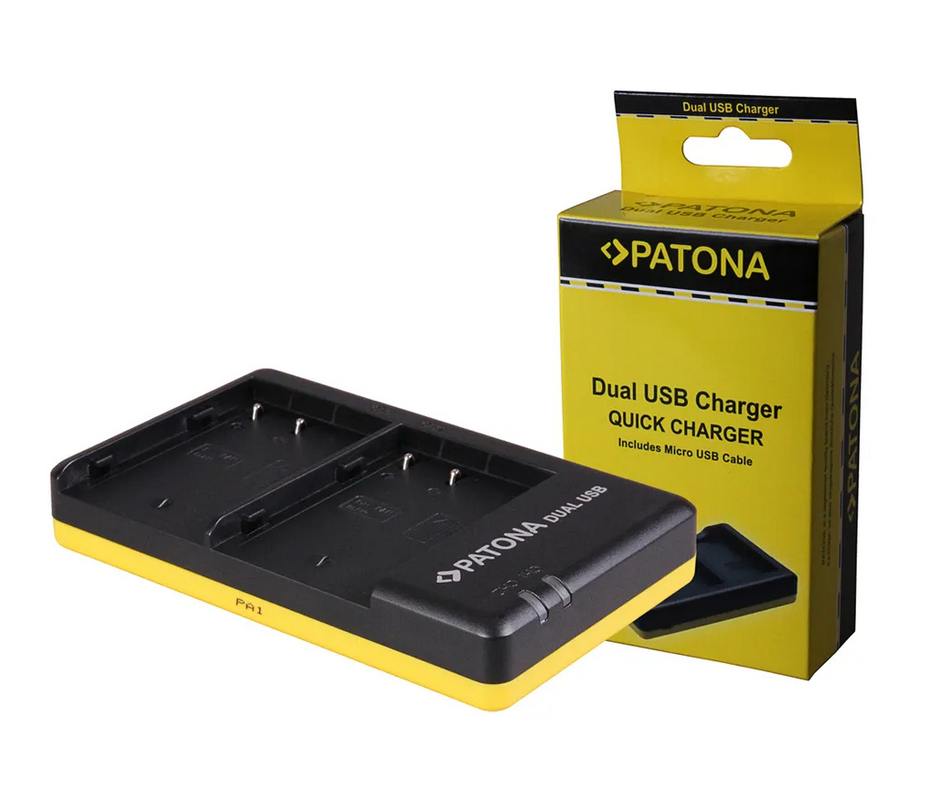 Patona Panasonic Chargeur Dual USB DMW-BLF19
