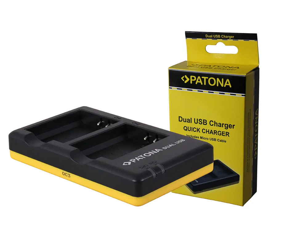 Patona Chargeur Dual USB Canon LP-E10