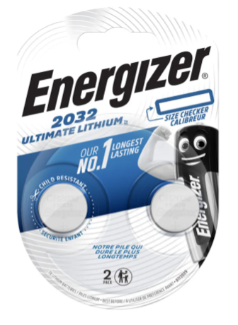 Energizer CR 2032 Ultimate Lithium 2 pc.